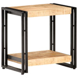 NNEVL Side Table 40x30x40 cm Rough Mango Wood