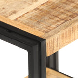 NNEVL Side Table 40x30x40 cm Rough Mango Wood