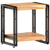 NNEVL Side Table 40x30x40 cm Solid Acacia Wood