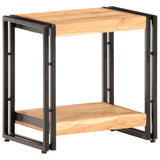 NNEVL Side Table 40x30x40 cm Solid Acacia Wood