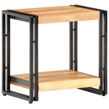 NNEVL Side Table 40x30x40 cm Solid Acacia Wood