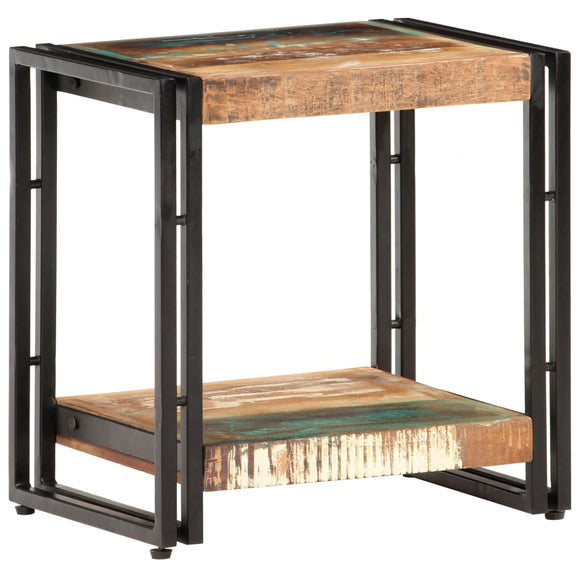 NNEVL Side Table 40x30x40 cm Solid Reclaimed Wood