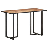 NNEVL Dining Table 120 cm Rough Mango Wood