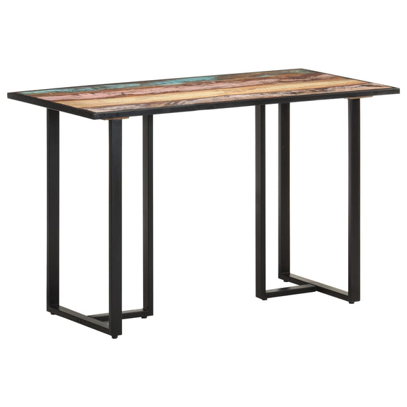 NNEVL Dining Table 120 cm Solid Reclaimed Wood