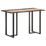 NNEVL Dining Table 120 cm Solid Reclaimed Wood