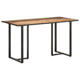 NNEVL Dining Table 140 cm Rough Mango Wood