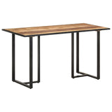 NNEVL Dining Table 140 cm Rough Mango Wood