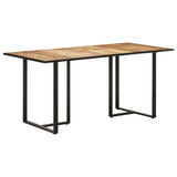 NNEVL Dining Table 160 cm Rough Mango Wood