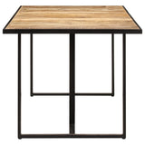 NNEVL Dining Table 160 cm Rough Mango Wood