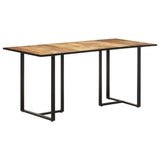 NNEVL Dining Table 160 cm Rough Mango Wood