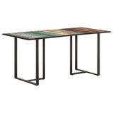 NNEVL Dining Table 160 cm Solid Reclaimed Wood