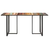 NNEVL Dining Table 160 cm Solid Reclaimed Wood