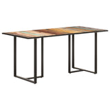 NNEVL Dining Table 160 cm Solid Reclaimed Wood