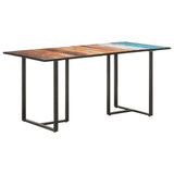 NNEVL Dining Table 160 cm Solid Reclaimed Wood