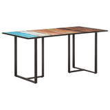 NNEVL Dining Table 160 cm Solid Reclaimed Wood