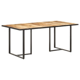 NNEVL Dining Table 180 cm Rough Mango Wood