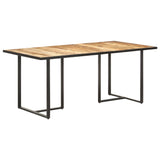 NNEVL Dining Table 180 cm Rough Mango Wood