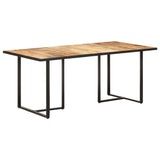 NNEVL Dining Table 180 cm Rough Mango Wood