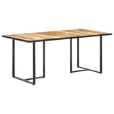 NNEVL Dining Table 180 cm Rough Mango Wood