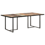 NNEVL Dining Table 200 cm Solid Reclaimed Wood