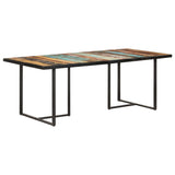 NNEVL Dining Table 200 cm Solid Reclaimed Wood