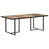 NNEVL Dining Table 200 cm Solid Reclaimed Wood