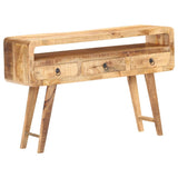 NNEVL Sideboard 120x30x75 cm Rough Mango Wood