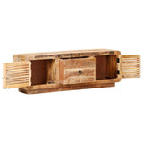 NNEVL TV Cabinet 120x30x40 cm Rough Mango Wood