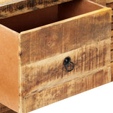 NNEVL TV Cabinet 120x30x40 cm Rough Mango Wood