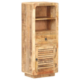 NNEVL Highboard 45x32x110 cm Rough Mango Wood