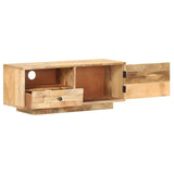 NNEVL TV Cabinet 90x30x35 cm Solid Mango Wood