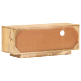 NNEVL TV Cabinet 90x30x35 cm Solid Mango Wood