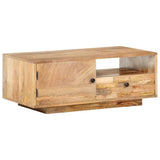 NNEVL Coffee Table 90x50x35 cm Solid Mango Wood