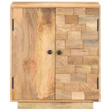 NNEVL Sideboard 60x35x70 cm Solid Mango Wood