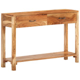 NNEVL Sideboard 110x30x75 cm Solid Acacia Wood