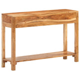 NNEVL Sideboard 110x30x75 cm Solid Acacia Wood