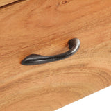 NNEVL Sideboard 110x30x75 cm Solid Acacia Wood