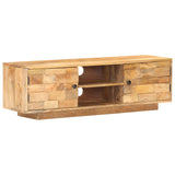NNEVL TV Cabinet 116x30x35 cm Solid Mango Wood