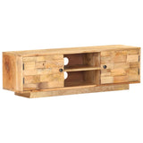 NNEVL TV Cabinet 116x30x35 cm Solid Mango Wood