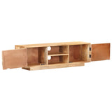 NNEVL TV Cabinet 116x30x35 cm Solid Mango Wood