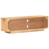 NNEVL TV Cabinet 116x30x35 cm Solid Mango Wood