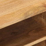 NNEVL TV Cabinet 116x30x35 cm Solid Mango Wood