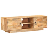 NNEVL TV Cabinet 116x30x35 cm Solid Mango Wood