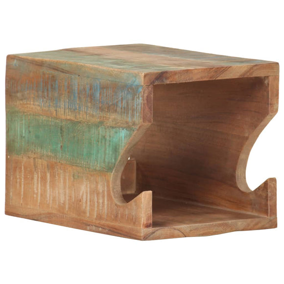 NNEVL Wall Mounted Bicycle Rack 35x25x25 cm Solid Reclaimed Wood