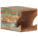 NNEVL Wall Mounted Bicycle Rack 35x25x25 cm Solid Reclaimed Wood