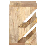 NNEVL Wall Mounted Skateboard Holder 25x20x30 cm Solid Mango Wood