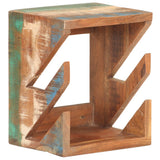 NNEVL Wall Mounted Skateboard Holder 25x20x30 cm Solid Reclaimed Wood