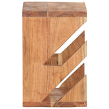 NNEVL Wall Mounted Skateboard Holder 25x20x30 cm Solid Acacia Wood