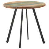 NNEVL Dining Table 80 cm Solid Reclaimed Wood
