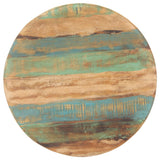 NNEVL Dining Table 80 cm Solid Reclaimed Wood
